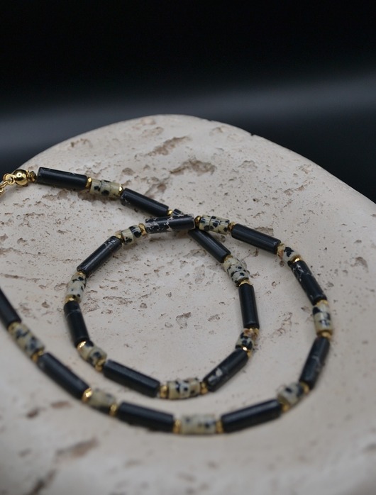 chokery Choker z jaspisu