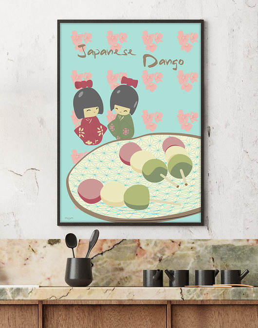 plakaty Dango - plakat fine art, giclee