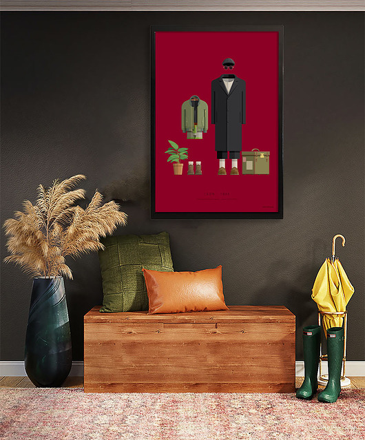 Leon Zawodowiec - plakat fine art minimalmill