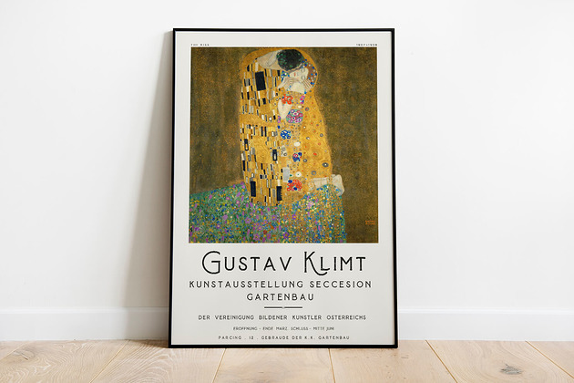 plakaty Gustav Klimt - Exhibition Poster