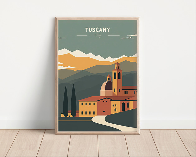 plakaty Plakat Toskania