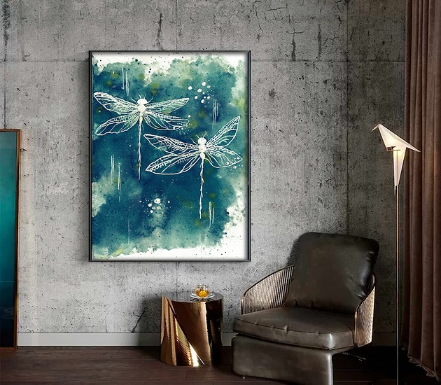 plakaty Plakat Ważki