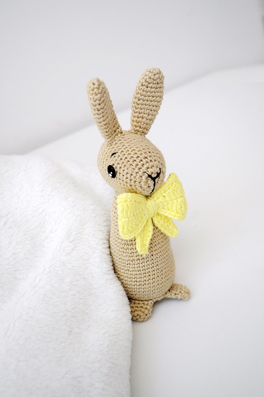 ozdoby wielkanocne Zestaw ozdób wielkanocnych - żółty/beż