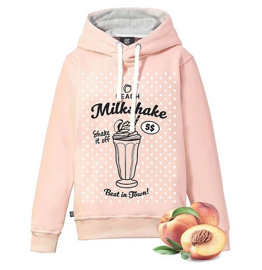 Brzoskwiniowa bluza Peach Milkshake! ŁAP NAS