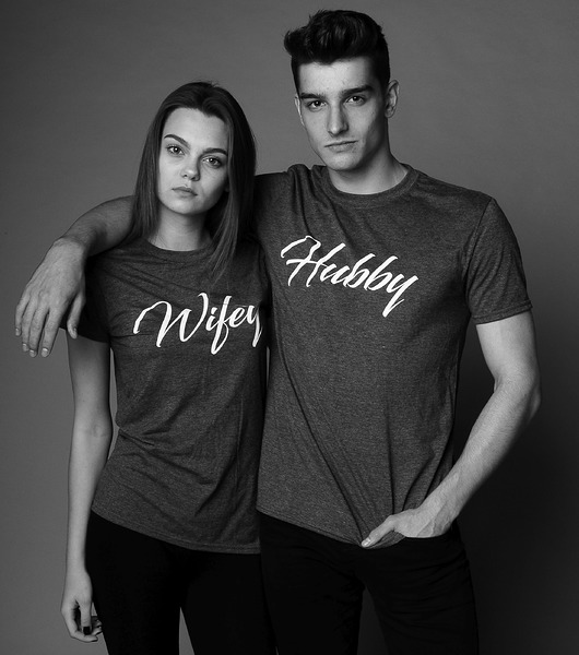 Zestaw koszulek Wifey & Hubby magicboxshop