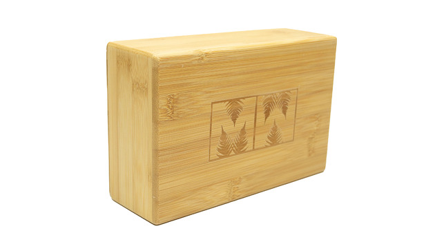 akcesoria do jogi Kostka do jogi drewniana bambusowa