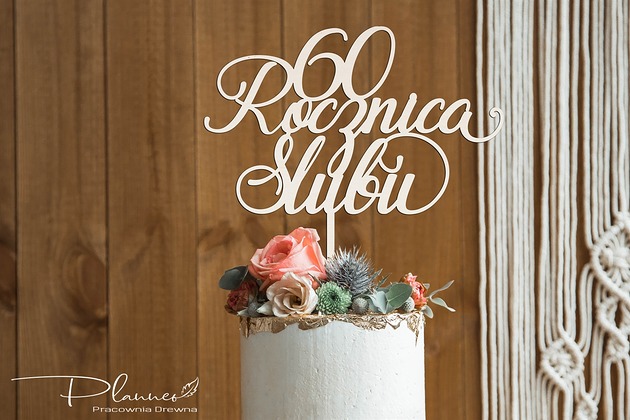 Topper Rocznica ślubu Planneo