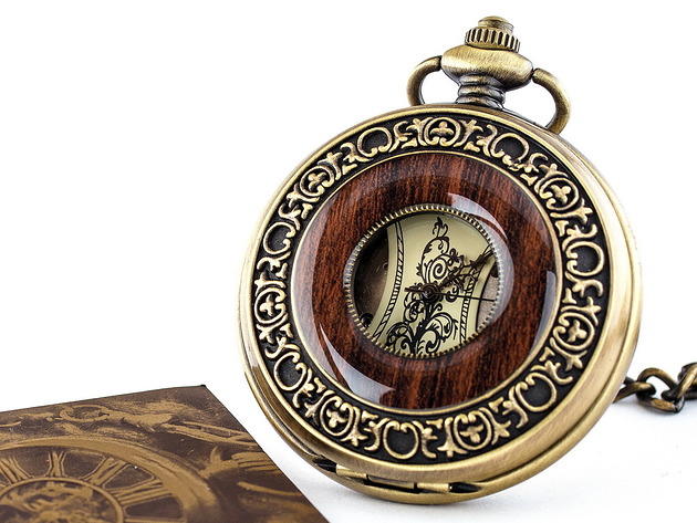 zegarki męskie Elegancja w Drewnie II (kompas) - zegarek mechaniczny