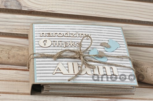 notatniki i albumy Album  z pudełkiem - ciąża i narodziny dziecka.