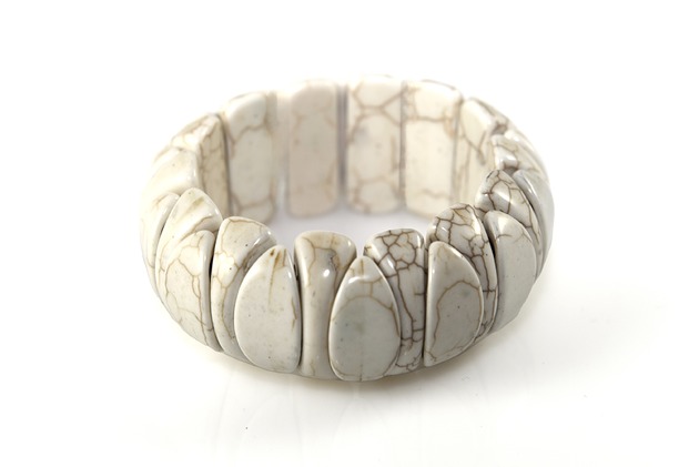 bransoletki z kamieni naturalnych Bransoletka Kamień naturalny  Howlit