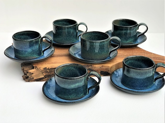 Filiżanka ceramiczna   Zestaw dla 6 osób Ceramika Tyka