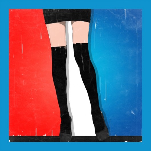 FRENCH LEGS. Odjechany obrazek na ścianę Badpony