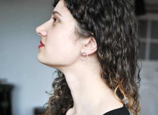 Srebrne sztyfty koła MARIAELA
