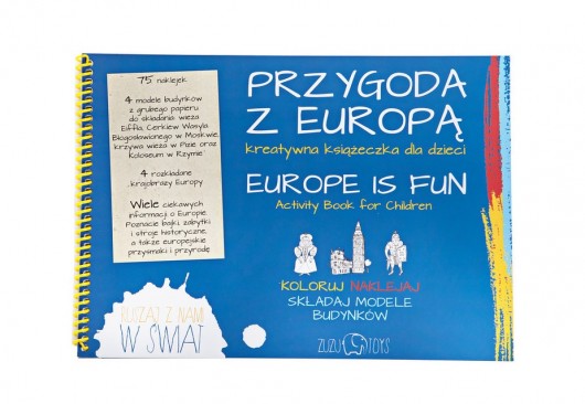 Przygoda z Europą - kreatywna książeczka ZUZU TOYS