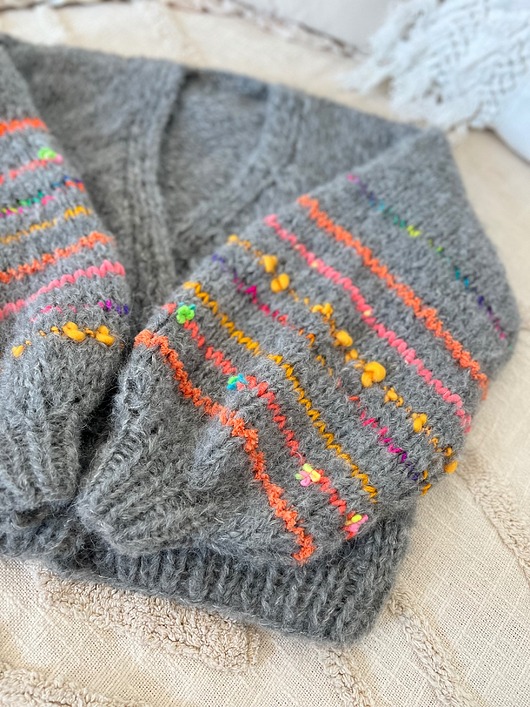 kardigany damskie Kardigan pomarańcze