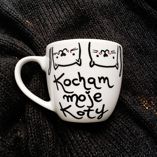 Kocham moje koty - kubek 300ml miamilu