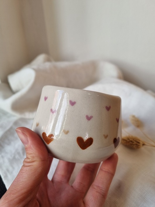kubki Czarka/Kubek ceramiczny  SERDUSZKA