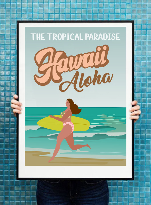 plakaty Plakat Hawaje Aloha
