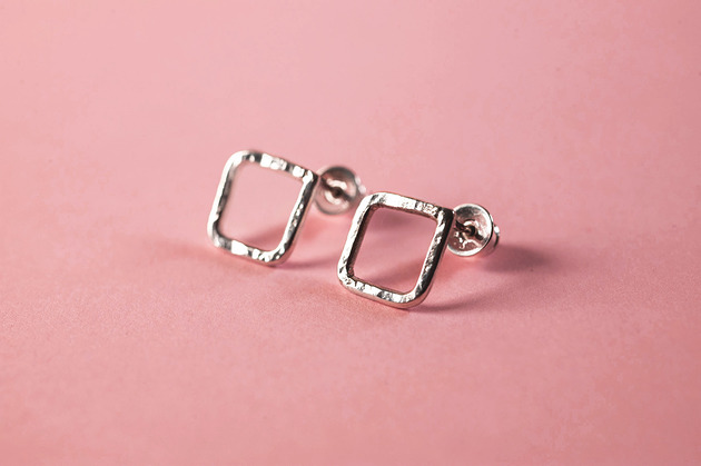 kolczyki srebrne Kolczyki srebrne Kwadraty