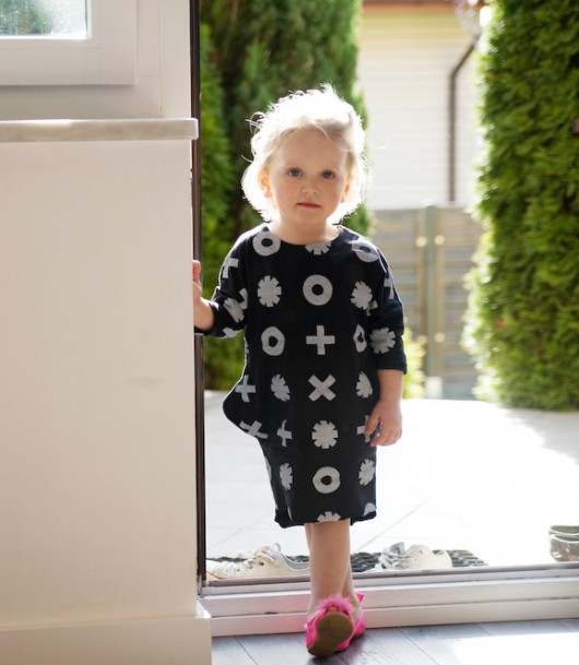 ChicKid DRESS - ox pattern Kółko Krzyżyk