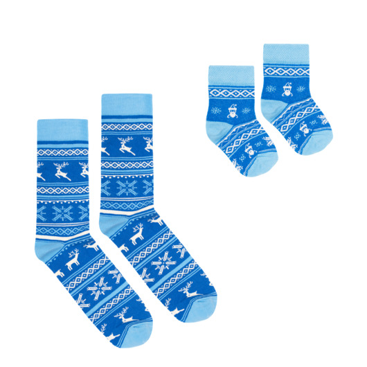 Zestaw 2 par skarpetek dla Taty i Niemowlaka FAVES. Socks&Friends