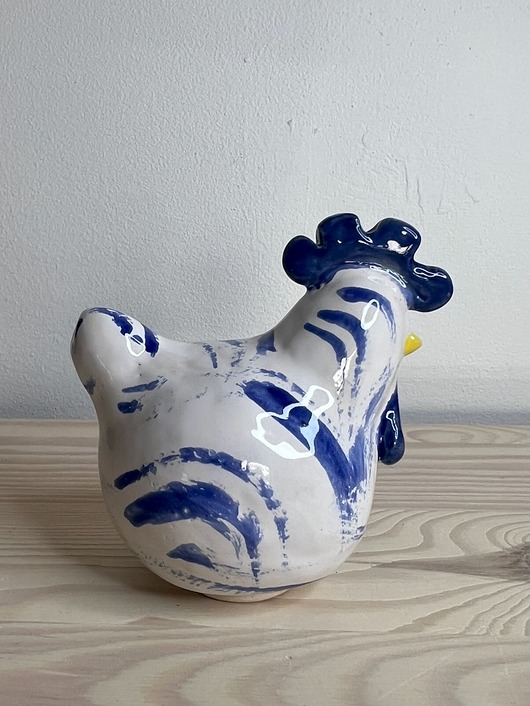 ozdoby wielkanocne Kurka ceramiczna