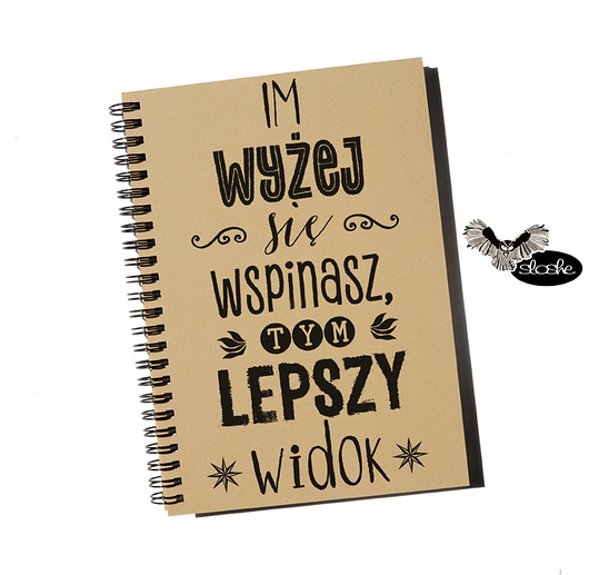 Im wyżej się wspinasz tym lepszy, recycled notes Sowia Aleja
