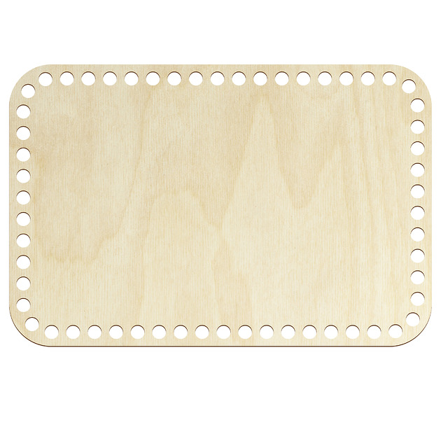 skrzynki, kufry i pudła Baza Podstawa PROSTOKĄTNA do Szydełkowania Torebki Kosz Mojżesza 30x20cm