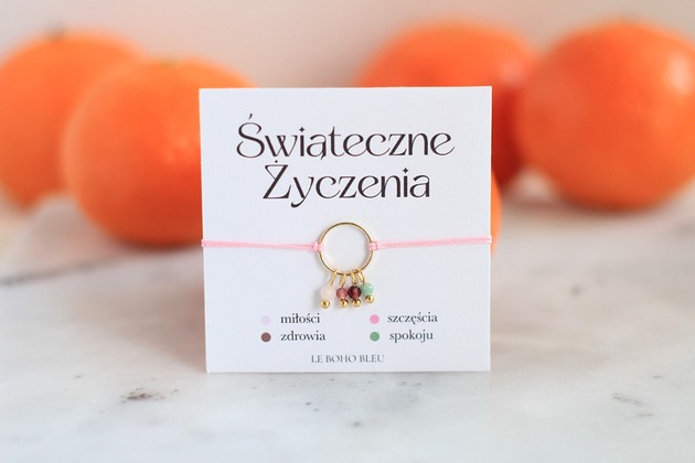 bransoletki na sznurku Świąteczne Życzenia!
