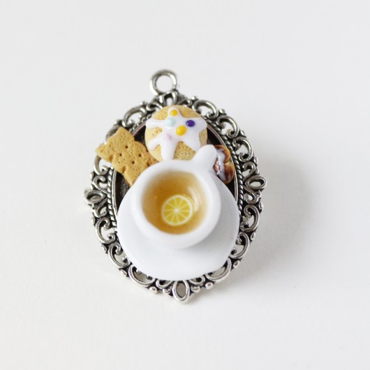 Afternoon tea broszka Lemon Lovely