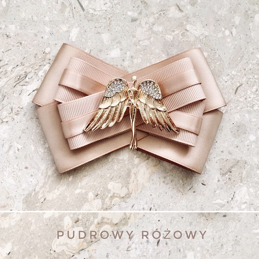 Brosza  ANGEL New Jedna sztuka! Pudrowy Różowy