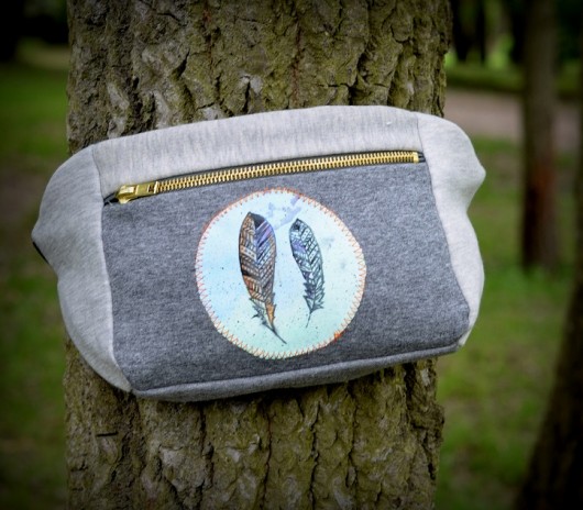 Nerka malowana ręcznie BOHO ivy style