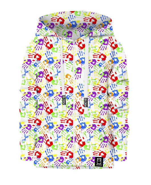 bluzy dla dziewczynki Bluza Zamek Dziewczynka DR.CROW Łapki
