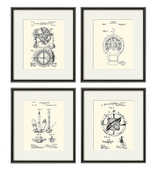 grafiki i ilustracje Rysunek patent żeglarstwo nawigacja sport
