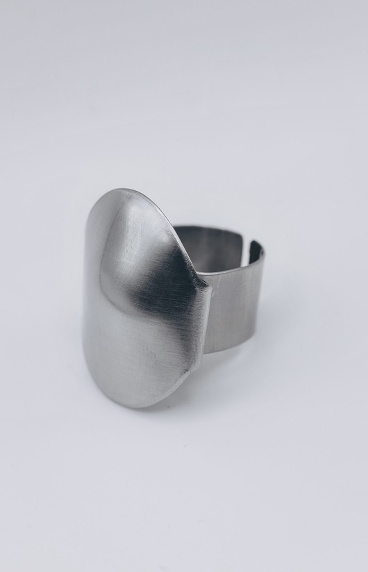 pierścionki srebrne BABE sygnet M silver