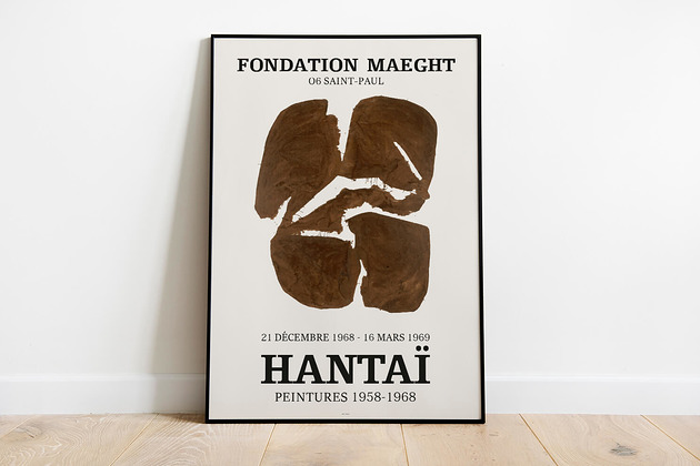 plakaty Simon Hantai - Exhibition Poster
