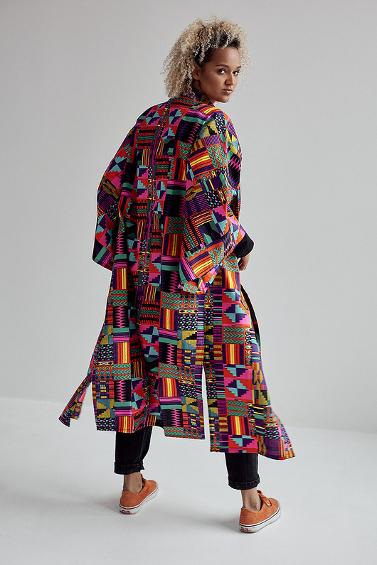 płaszcze damskie Kimono różowe Dreamer