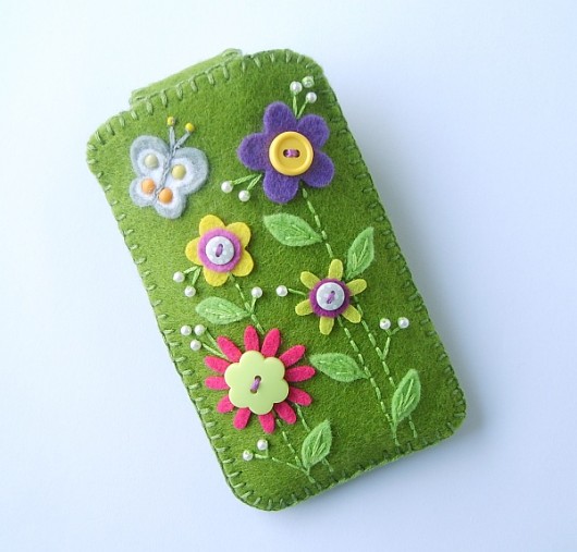 Etui na telefon Kwiaty II Tulis