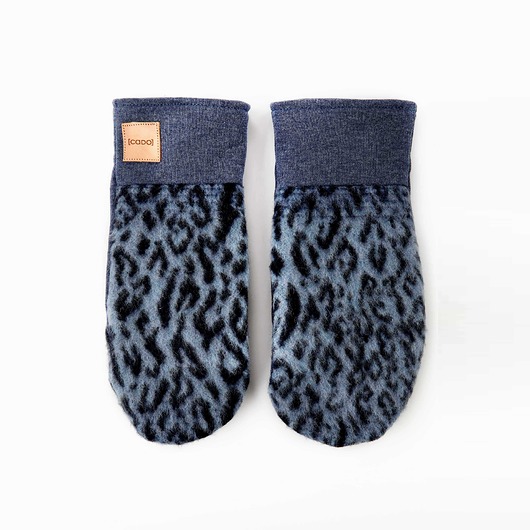 Wełniane rękawiczki w kolorze niebieskim. CADOaccessories