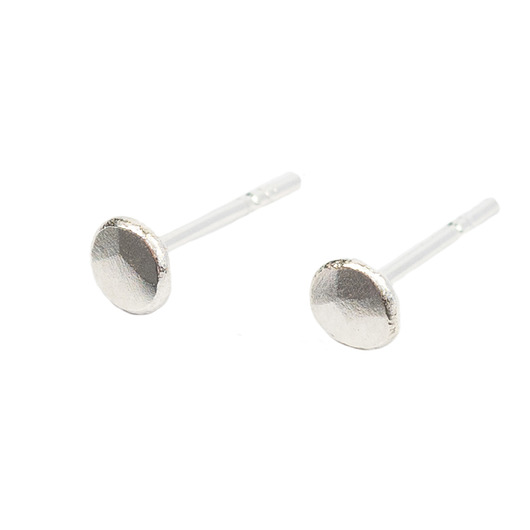 Kolczyki srebrne Dots: silver OM jewellery