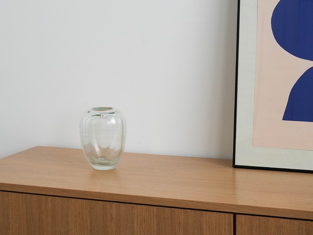 wazony Wazon szklany, duński design, lata 60, produkcja: Holmegaard