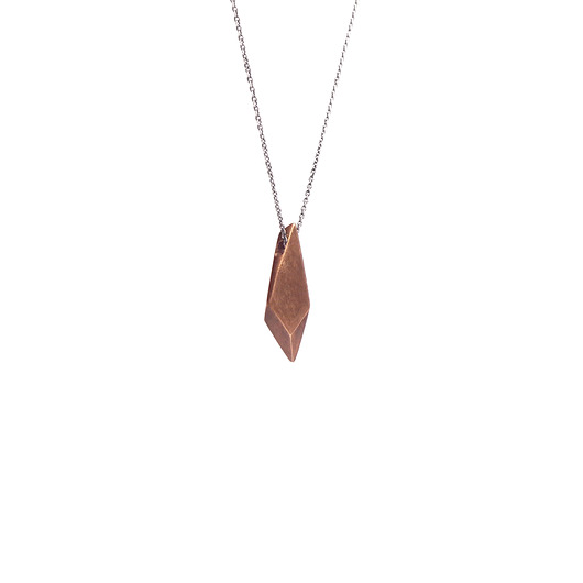 wisiory ONE EDGE / satin copper necklace