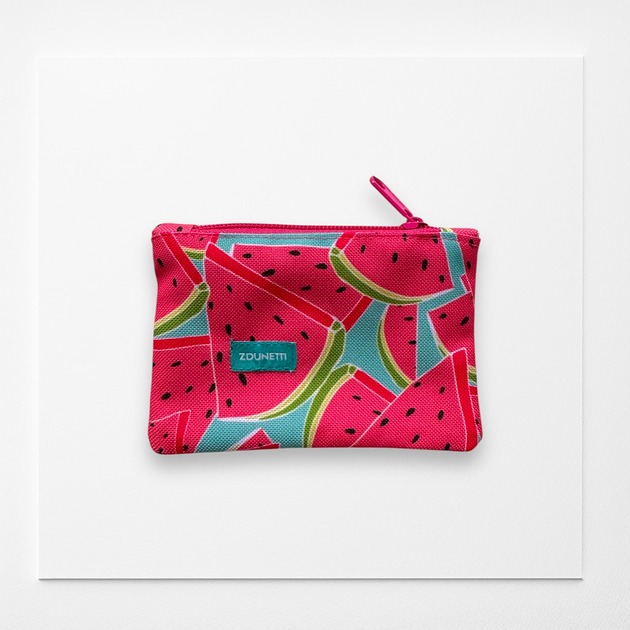 akcesoria różne Portfelik mini - arbuzy różowe