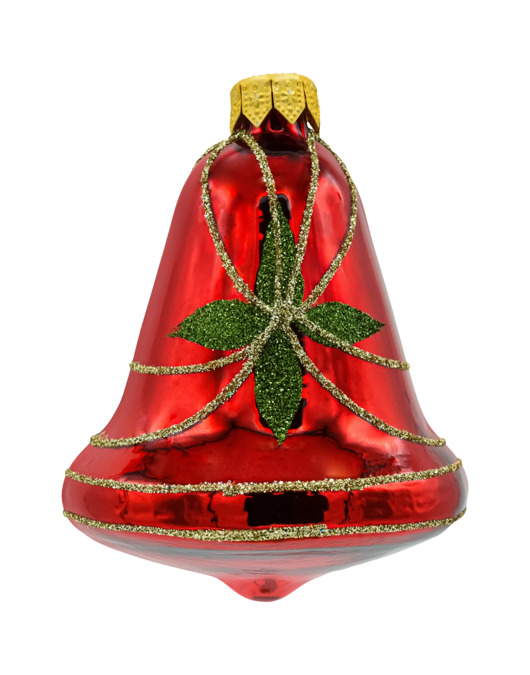 ozdoby choinkowe Bombka choinkowa: Dzwonek czerwony: 3 sztuki