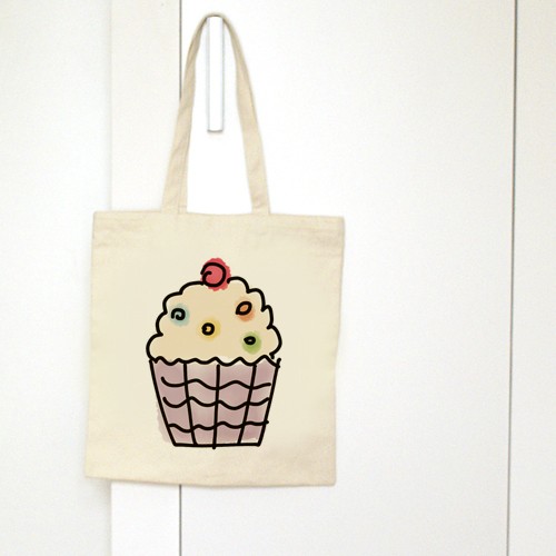 Rysunkowy muffin torba ONE MUG A DAY