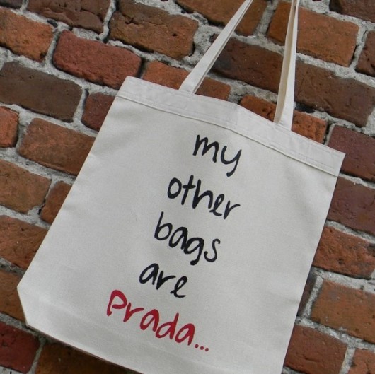 My other bags are Prada torba ekologiczna Marvellousette