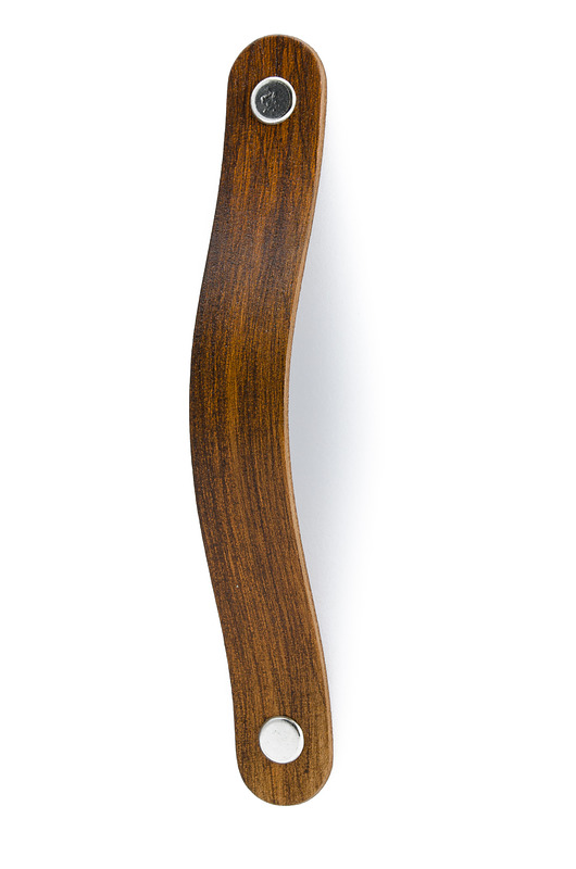 gałki do mebli Skórzany uchwyt meblowy COLORISO TAN WOOD P