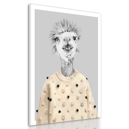 OBRAZ NA PŁÓTNIE-ALPAKA -70x100 LUdesign gallery