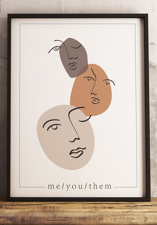 Plakat ME YOU THEM Terra Kata