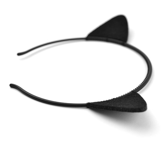 kocie uszy felt label